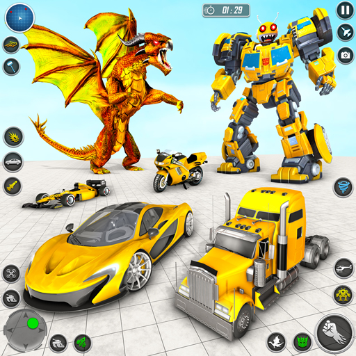 Bee Robot Car Transform Games Mod Apk 1.78 for android