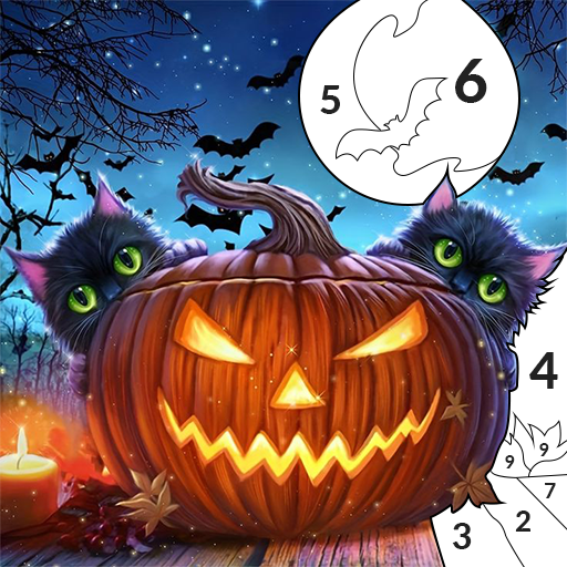 Halloween Coloring Book Game Mod Apk 2.4 for android