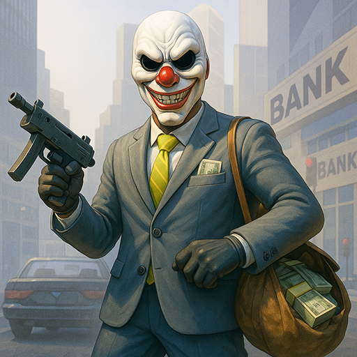 Real Gangster Bank Robber Game Mod Apk 4.5 for android