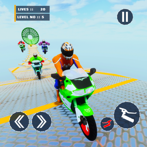 Superhero Tricky Bike Race Mod Apk 1.0.55 for android