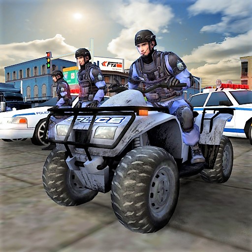 US Police Moto ATV Quad Bike Mod Apk 2.5 for android