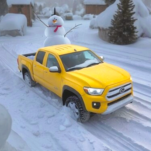 Winter Snow Pickup Truck Drive Mod Apk 2.3 for android