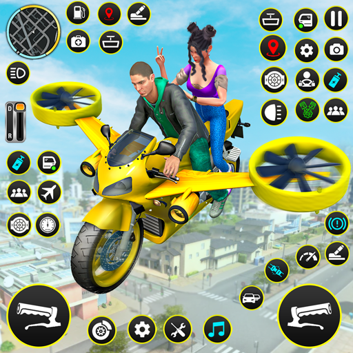 Flying Bike Driving Simulator Mod Apk 7.0 for android