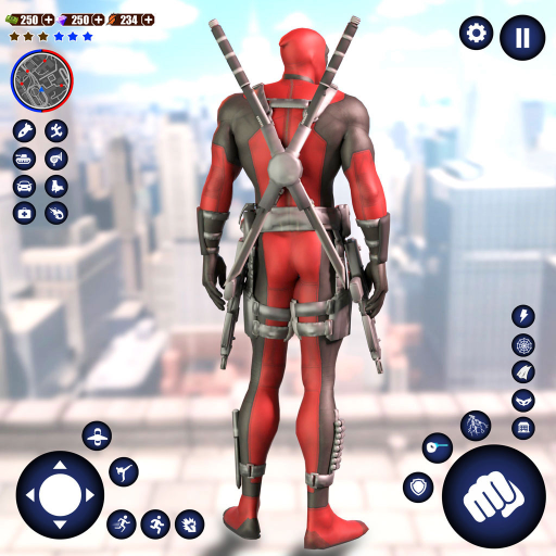 Miami Rope Hero Spider Games Mod Apk 1.20.1 for android