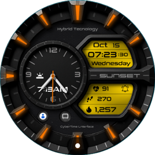 SXZ Hybrid Tech Watch Face Mod Apk VARY [Pro] for android