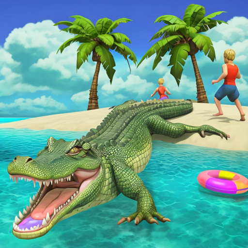 Wild Crocodile Sim Animal Game Mod Apk 3.4 for android