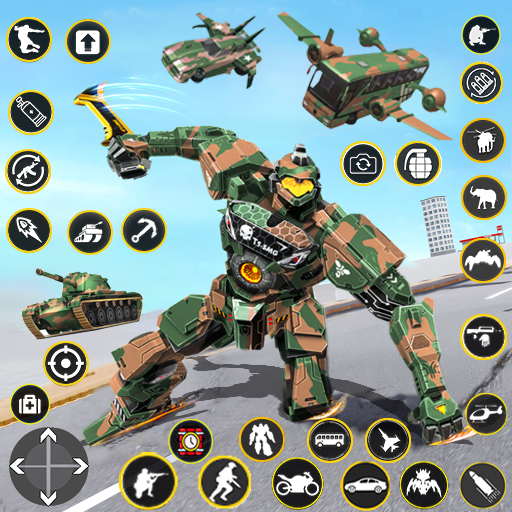 Army Bus Robot Car Game 3d Mod Apk 10.7.1 for android