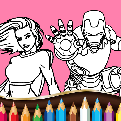 Super Hero Cartoons Coloring Mod Apk 1.0.9 for android