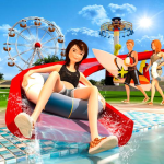Theme Park3d Water Slide Games Mod Apk 1.0.23 for android