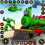 Train Robot transform Car Game Mod Apk 3.5 for android