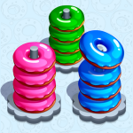 Donut Hoop Stack 3d Color Sort Mod Apk 1.7 for android